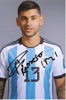 Cristian Romero   Argentinien Weltmeister WM 2022  Fußball  Autogramm Foto  original signiert 