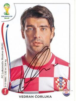 Verdran Corluka  Kroatien  WM 2014 Panini Sticker - 10721 