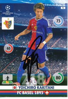 Yoichiro Kakitani  FC Basel  2014/15  CL Panini Card - 10707 