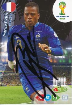 Patrice Evra  Frankreich  Panini WM 2014 Adrenalyn Card - 10738 