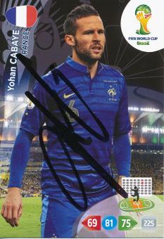 Yohan Cabaye  Frankreich  Panini WM 2014 Adrenalyn Card - 10741 