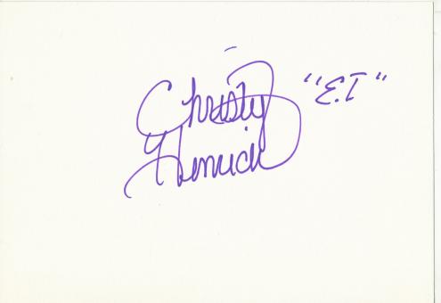Christy Henrich † 1994 USA Turnen Karte original signiert 