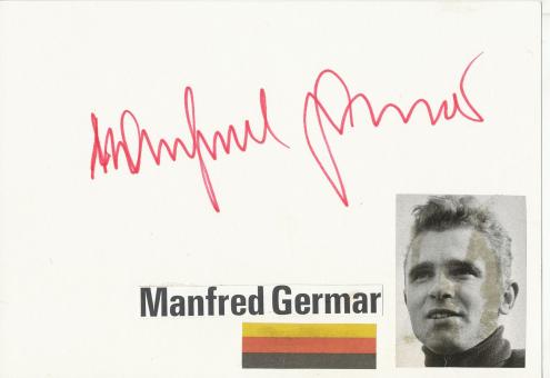 Manfred Germar BRD Leichtathletik 3.OS 1956 Karte signiert 
