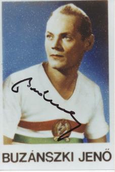 Jenö Buzansky † 2015 Ungarn WM 1954 Autogramm Foto mit original Unterschrift 