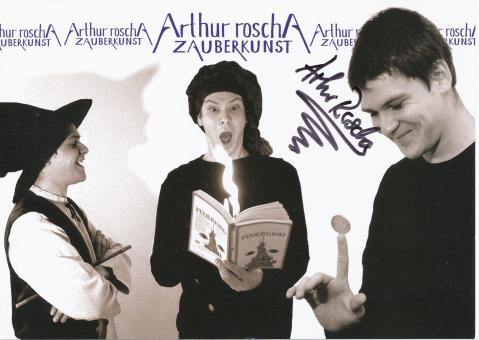 Arthur Roscha Zauberer Magie 15 x 21 cm Autogrammkarte signiert 
