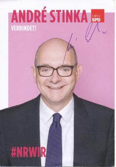 Andre Stinka SPD Politik 12 x 17 cm Heft signiert 