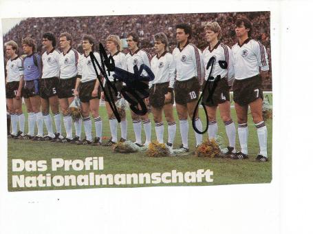 Karlheinz & Bernd Förster & Otten  DFB Fußball Bild original signiert 