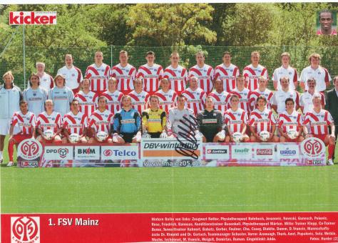 FSV Mainz 05  2006/2007  Mannschaftsbild Fußball original signiert 
