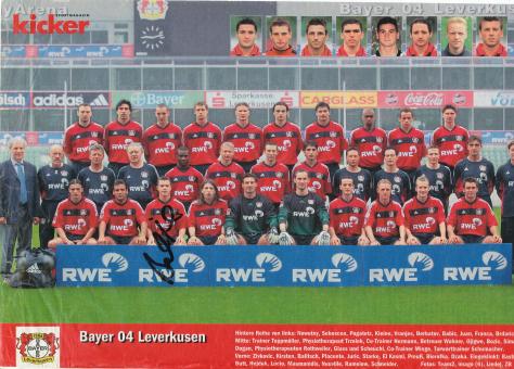 Bayer 04 Leverkusen  2002/2003  Mannschaftsbild Fußball original signiert 