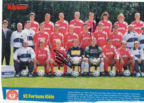 SC Fortuna Köln  1994/1995  Mannschaftsbild Fußball original signiert 