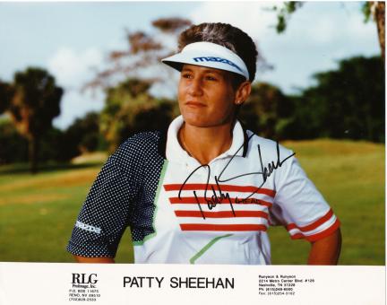 Patty Sheehan  Golf  Autogramm 20x25 cm Foto original signiert 