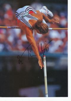 Tim Lobinger  Leichtathletik  Bild original signiert 