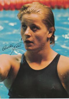 Cornelia Ender  DDR  Schwimmen  Bild original signiert 