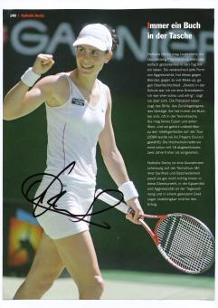 Nathalie Dechy  Frankreich  Tennis  Bild original signiert 