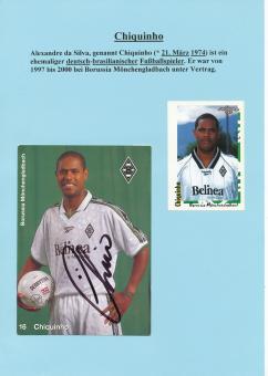 Chiquinho  Brasilien & Gladbach  Fußball Autogramm Karte  original signiert 