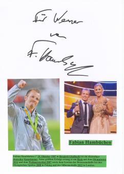 Fabian Hambüchen   1.OS 2014  Turnen Autogramm Karte  original signiert 
