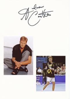 Andrew Castle  Großbritanien  Tennis  Tennis Autogramm Karte  original signiert 