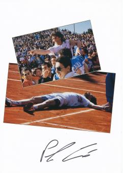 Paolo Cane  Italien  Tennis  Tennis Autogramm Karte  original signiert 