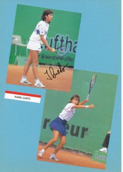 Isabel Cueto  Tennis  Tennis Autogramm Karte  original signiert 