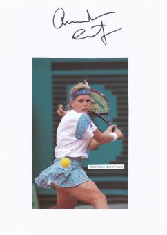 Amanda Coetzer  Südafrika  Tennis  Tennis Autogramm Karte  original signiert 