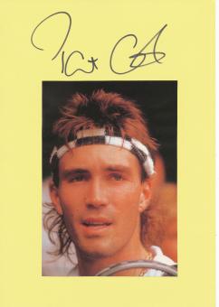 Pat Cash  Australien  Tennis  Tennis Autogramm Karte  original signiert 