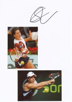 Carla Suarez Navarro  Spanien  Tennis  Tennis Autogramm Karte  original signiert 