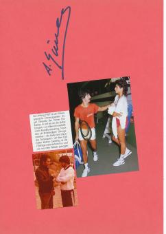 Angel Gimenez  Spanien  Tennis  Tennis Autogramm Karte  original signiert 