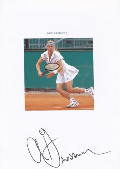 Ann Grossman  USA  Tennis  Tennis Autogramm Karte  original signiert 