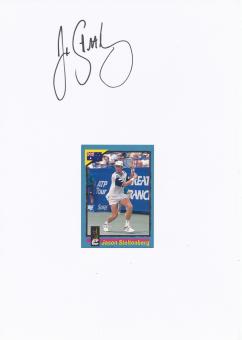 Jason Stoltenberg  Australien  Tennis  Tennis Autogramm Karte  original signiert 