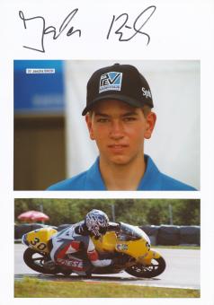 Jascha Buch  Motorrad Autogramm Karte  original signiert 