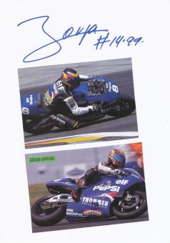 Juan Borsa   Motorrad Autogramm Karte  original signiert 