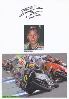 Steve Jenkner  Motorrad Autogramm Karte  original signiert 