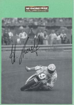 Helmut Bradl  Motorrad Autogramm Bild  original signiert 