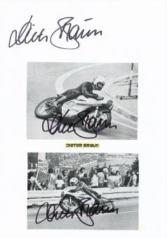 3 x  Dieter Braun   Motorrad Autogramm Karte  original signiert 