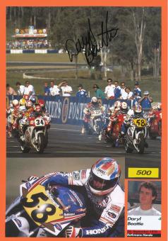Daryl Beattie  Australien  Motorrad Autogramm Bild  original signiert 