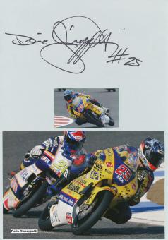 Dario Giuseppetti   Motorrad Autogramm Karte  original signiert 