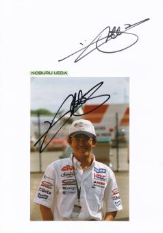 2 x  Noboru Ueda   Japan   Motorrad Autogramm Karte  original signiert 