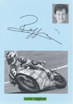 Loris Reggiani  Italien   Motorrad Autogramm Karte  original signiert 