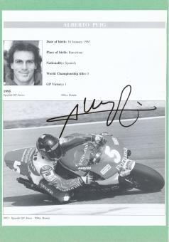 Alberto Puig  Motorrad Autogramm Bild  original signiert 