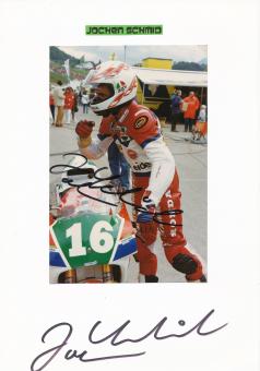 2 x  Jochen Schmid  Motorrad Autogramm Karte  original signiert 