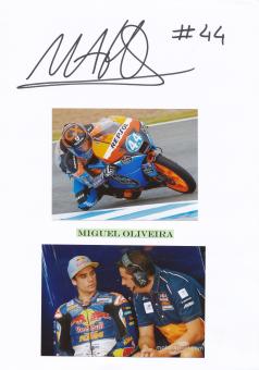 Miguel Oliveira  Portugal  Motorrad Autogramm Karte  original signiert 