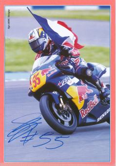 Regis Laconi  Frankreich   Motorrad Autogramm Bild  original signiert 