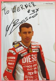 Luca Boscoscuro  Motorrad  Autogramm Foto original signiert 