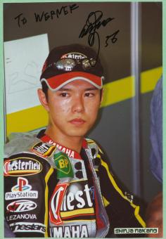 Shinya Nakano  Japan   Motorrad  Autogramm Foto original signiert 