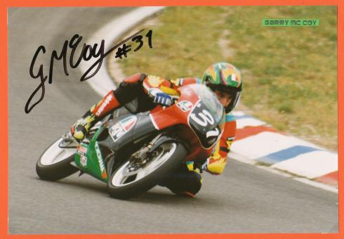 Garry McCoy  Motorrad  Autogramm Foto original signiert 