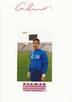 Gilmar   Brasilien  Weltmeister WM 1994  Fußball Autogramm 30 x 20 cm  Karte original signiert 