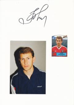 Pavel Yakovenko  EM 1988  Rußland   Fußball Autogramm 30 x 20 cm Karte original signiert 
