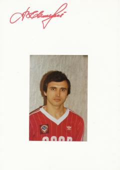 Vadim  Rußland   Fußball Autogramm 30 x 20 cm Karte original signiert 