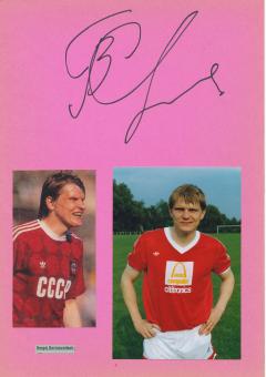 Sergej Gorlukowitsch  Rußland   Fußball Autogramm 30 x 20 cm Karte original signiert 