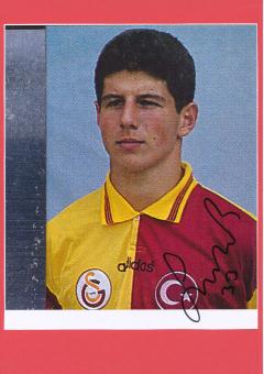 Emre   Galatasaray Istanbul + Türkei  Fußball Autogramm 30 x 20 cm Karte original signiert 